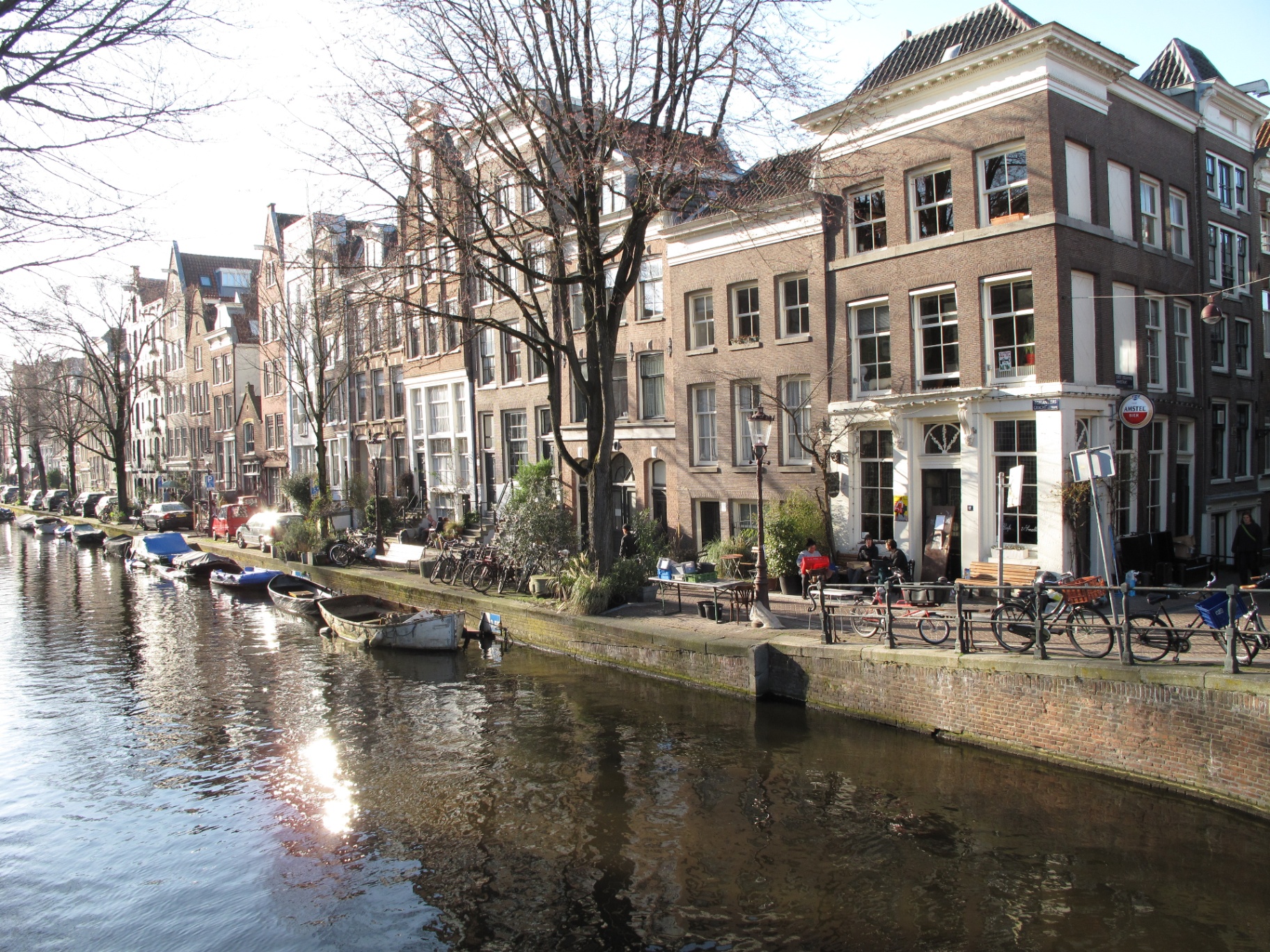 Cafe 't Smalle on the Egelantiersgracht